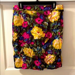 Floral Pencil Skirt